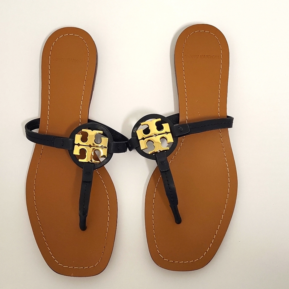 Like new Tory Burch black sandals